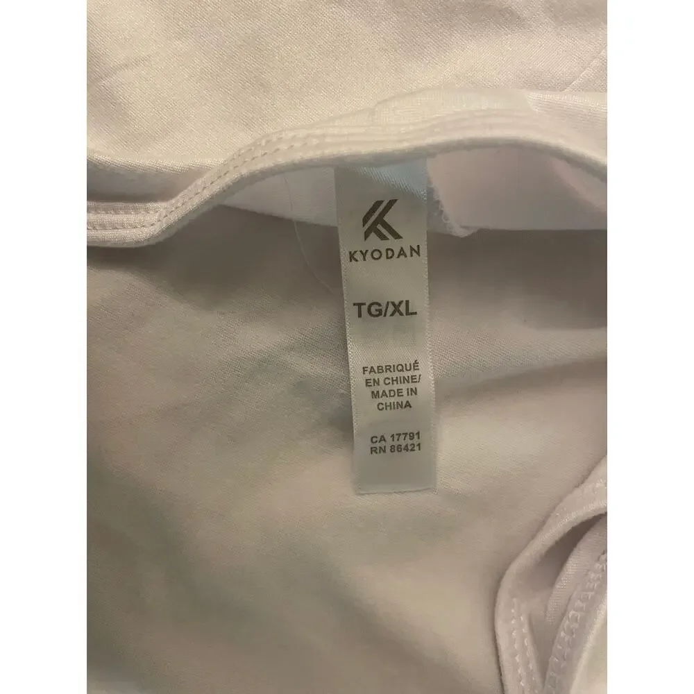 Kyodan white open back tank top XL - Picture 4 of 5